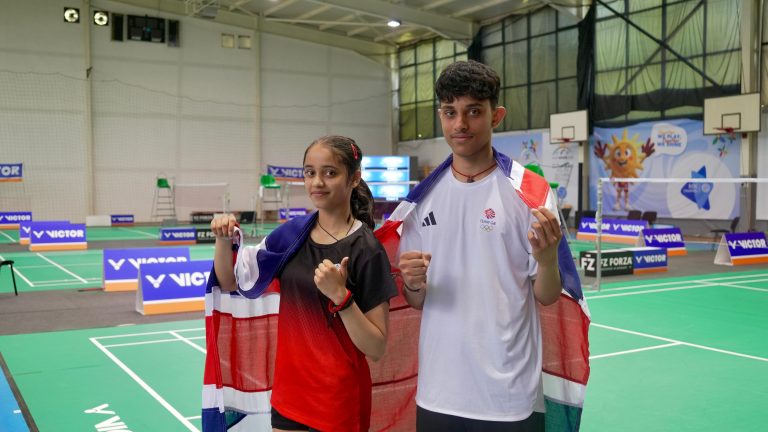 Ishasriya Mekala et Kalyan Manoj uk badminton future