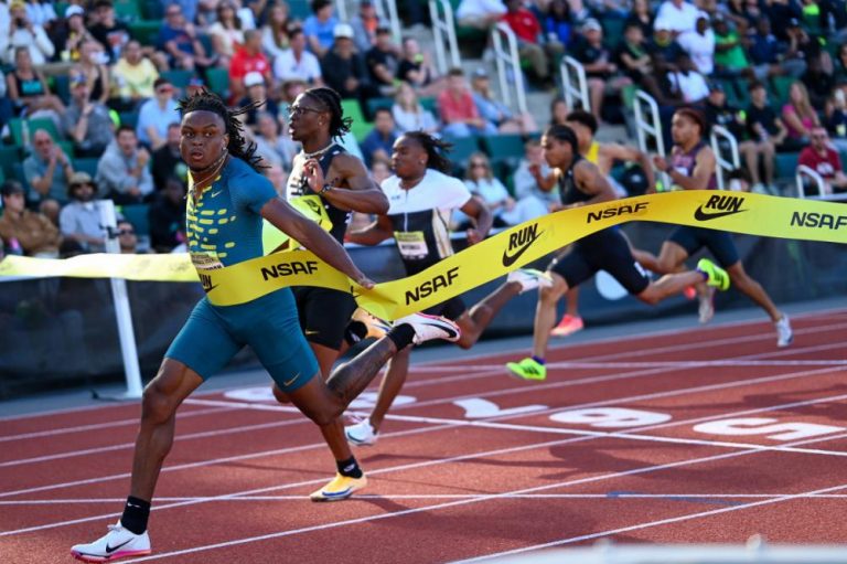 joj 100m european jr record 10.01