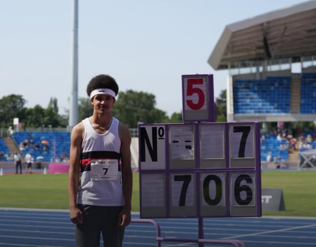 Duncan Williams Age 13 long jump wr