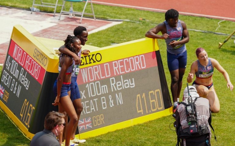 2026 u20 eugene 4*100m mixed wr