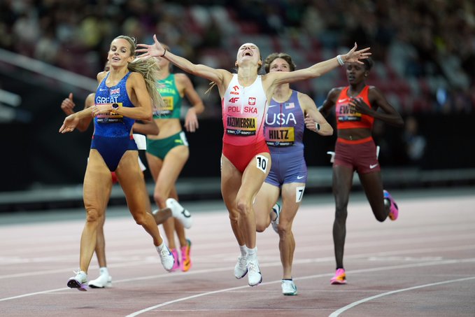 Georgia Hunter-Bell et Keely Hodgkinson finissent 3e aux World Athletics Ultimate Championship day 2